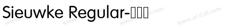 Sieuwke Regular字体转换